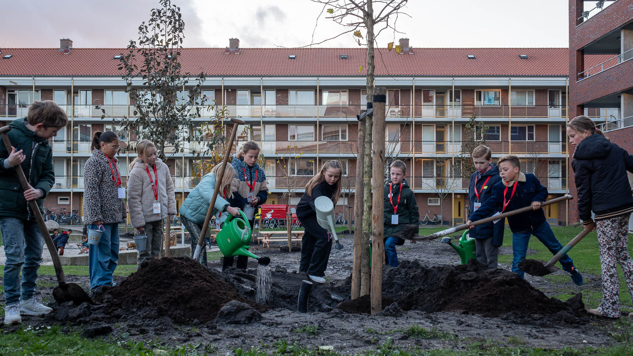 DierenPark Amersfoort sluit jubileumjaar af met planten boom in Amersfoort