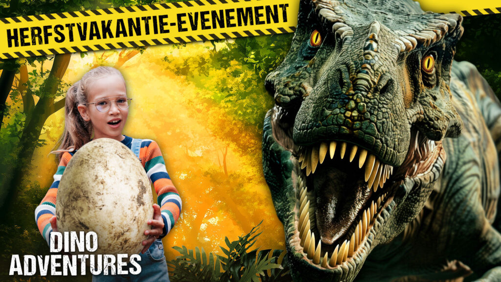 DinoAdventures in de herfstvakantie in DierenPark Amersfoort