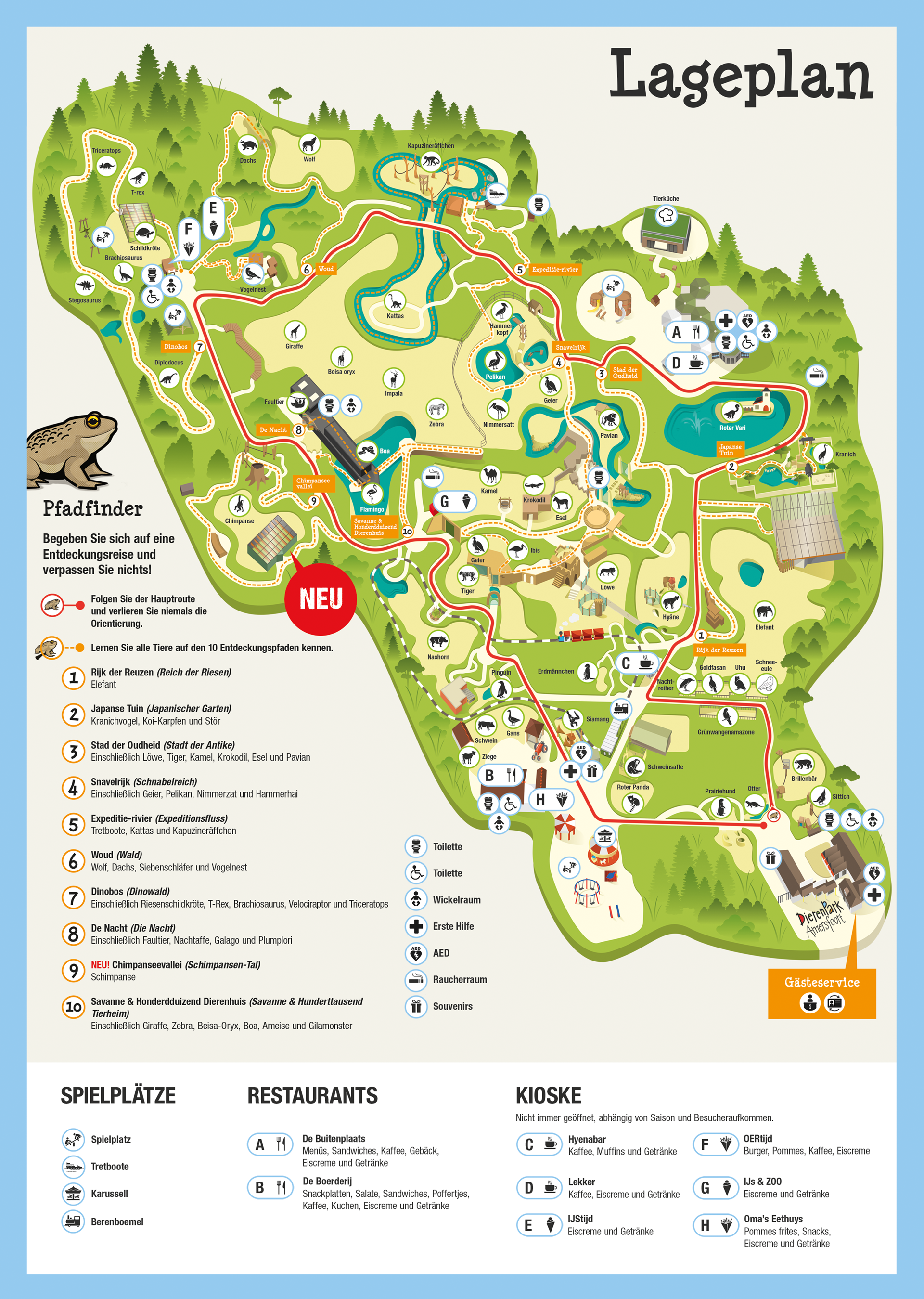 Zoo Plan DierenPark Amersfoort
